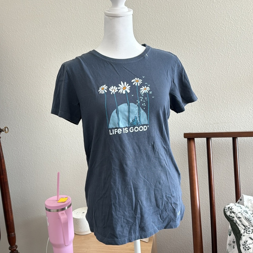 Life is good crusher tee